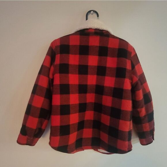 Gap Boys Buffalo Plaid Shirt Jacket - Picture 8 of 14